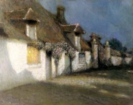 Cottages in the Moonlight